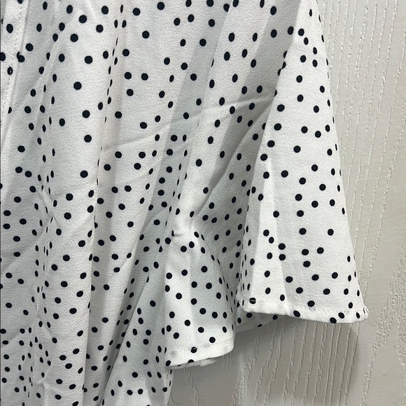 Cream Flutter Sleeve Wrap Midi Dress - Picture 3 of 7